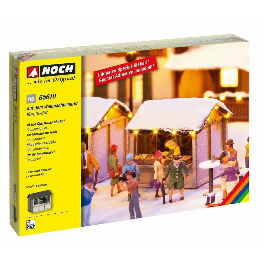 Scène, au marché de noel HO 1/87 - 2