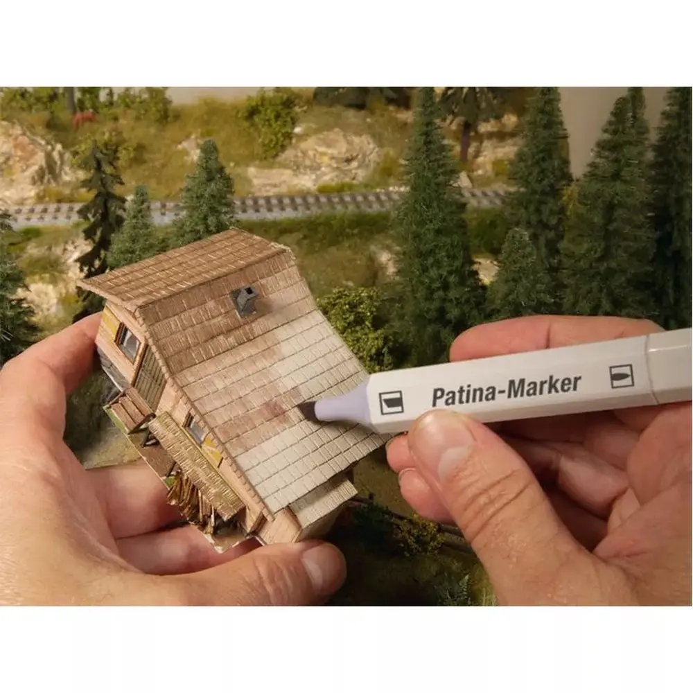 Six marqueurs pour patiner les maquettes - NOCH 61158  - 4