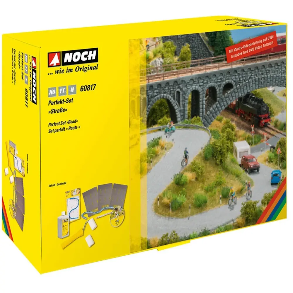 Kit Complet Création & Marquage de Route avec DVD NOCH 60817 - HO, TT & N - 2