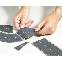 Courbe universelle de route - Noch 60701 - HO 1/87 - 2 pièces  - 2