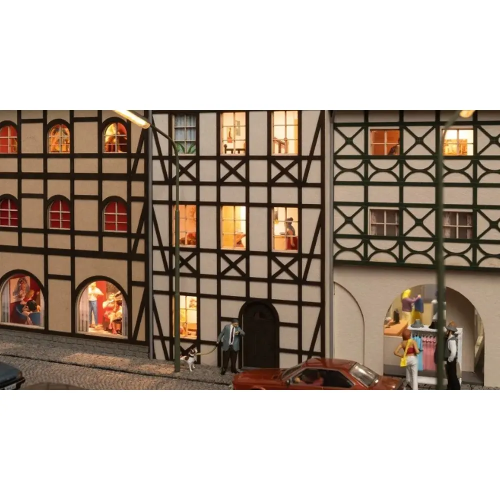 Lot de 4 Double led blanc chaud - Noch 51285 - HO 1/87 - 3