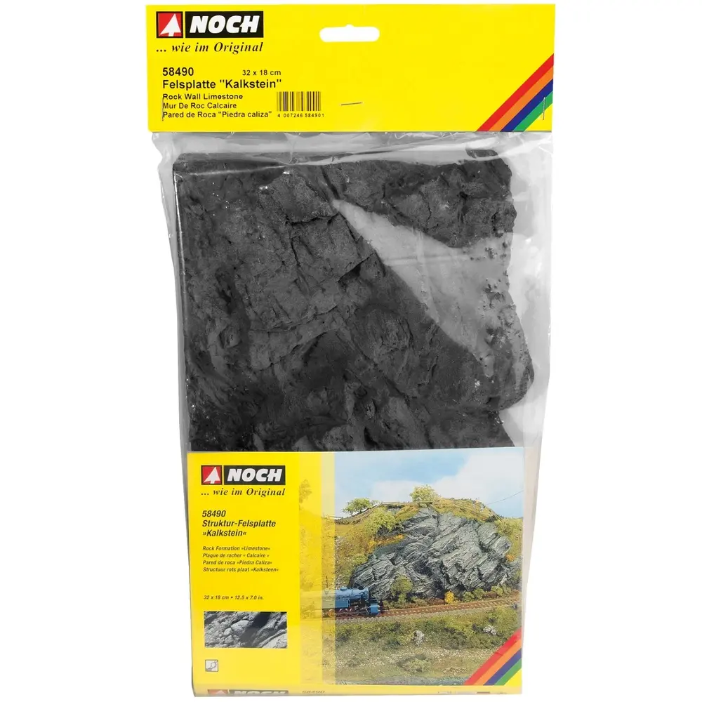 Dalle de roche calcaire - Noch 58490 - Toutes échelles - 32x18 cm - 2