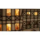 Lot de 4 Double led blanc chaud - Noch 51285 - HO 1/87 - 2