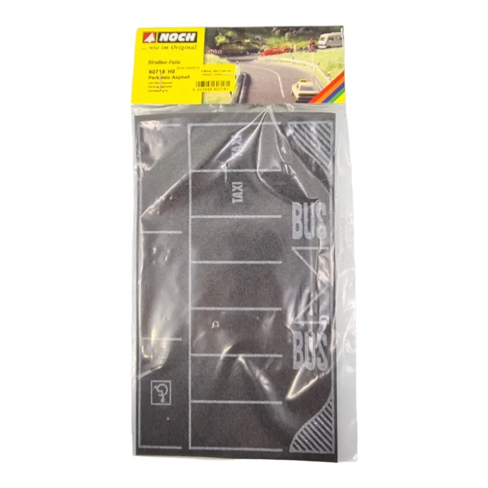 2 Feuilles "Parking" Asphalte 220x140mm NOCH 60718 - HO 1/87 - 2