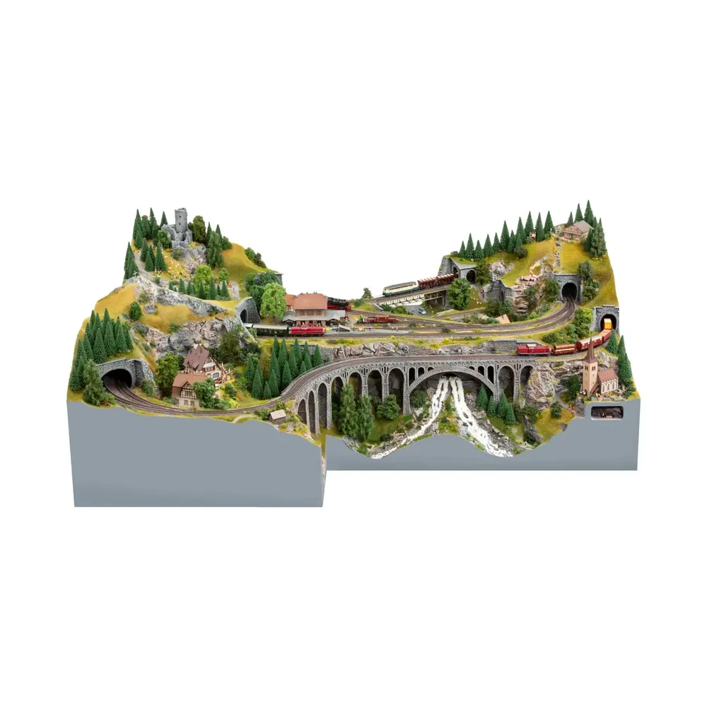 Kit de tracé ferroviaire Easy TRACK « St. Andreas » - Noch 53620 - HO 1/87 - 3