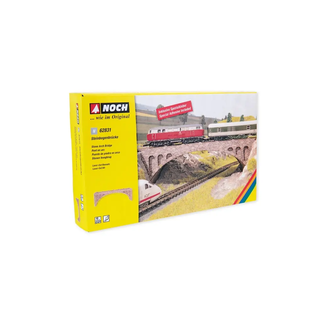 Pont en arc de pierre - Noch 62831 - N 1/160 - 2