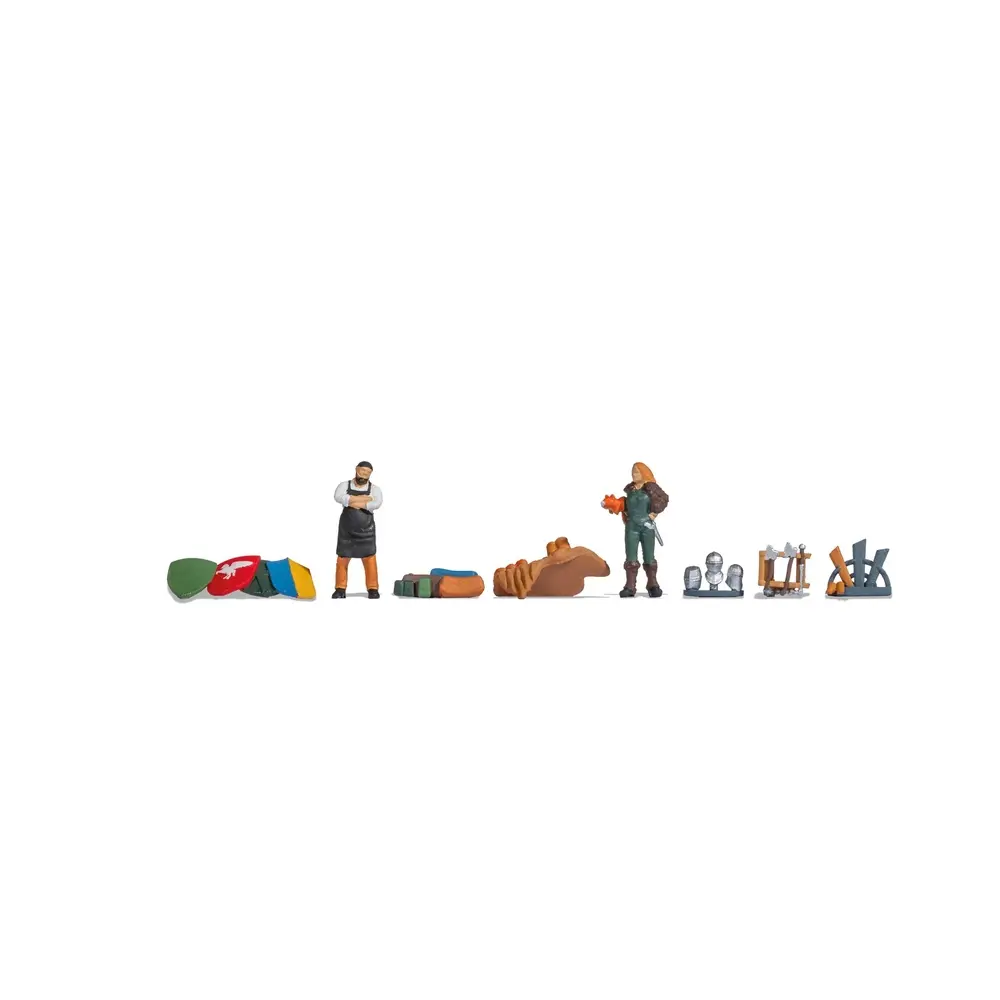 Marché Moyenâgeux - Noch 65618 - HO 1/87 - 4