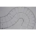 Courbe universelle de route de campagne - Noch 60707 - HO 1/87 - 2 pièces - 2