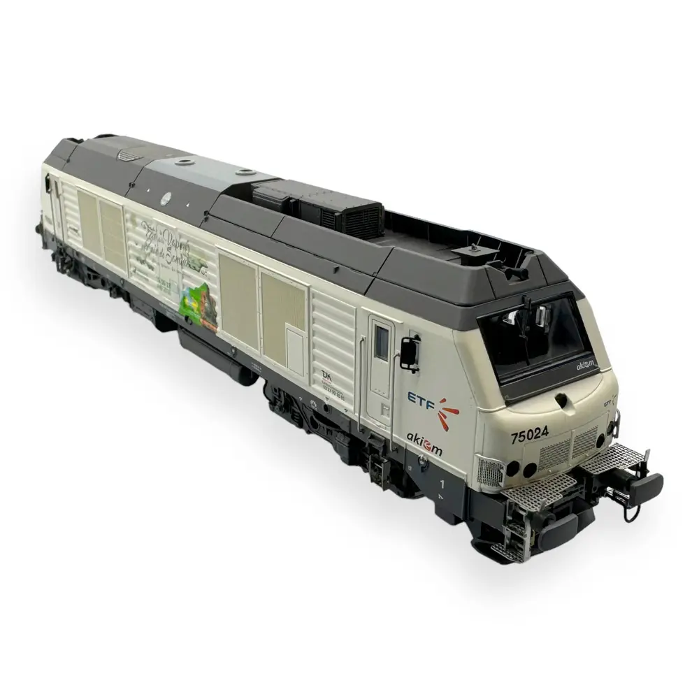 Locomotive Diesel BB 75024 - OS.KAR 7504 - HO 1/87 - SNCF - EP VI - Analogique - 2