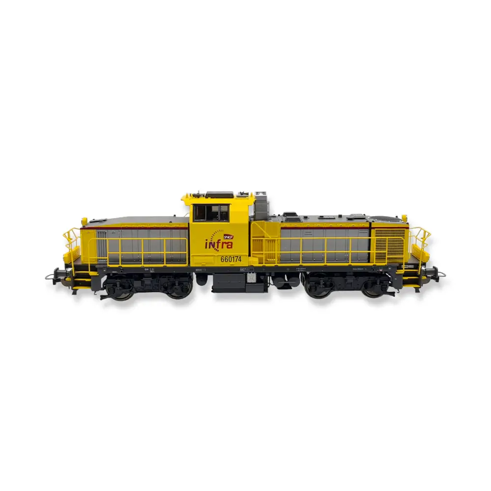 Locotracteur Diesel BB 60000 INFRA - Piko 96489 - HO 1/87 - SNCF - EP VI - Sonore - 2