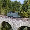 Tender 25 m3 25 A 50 - Vert - Pour Décor - REE MODELES MB139 - SNCF - EP. III - HO 1/87 - Analogique  - 4