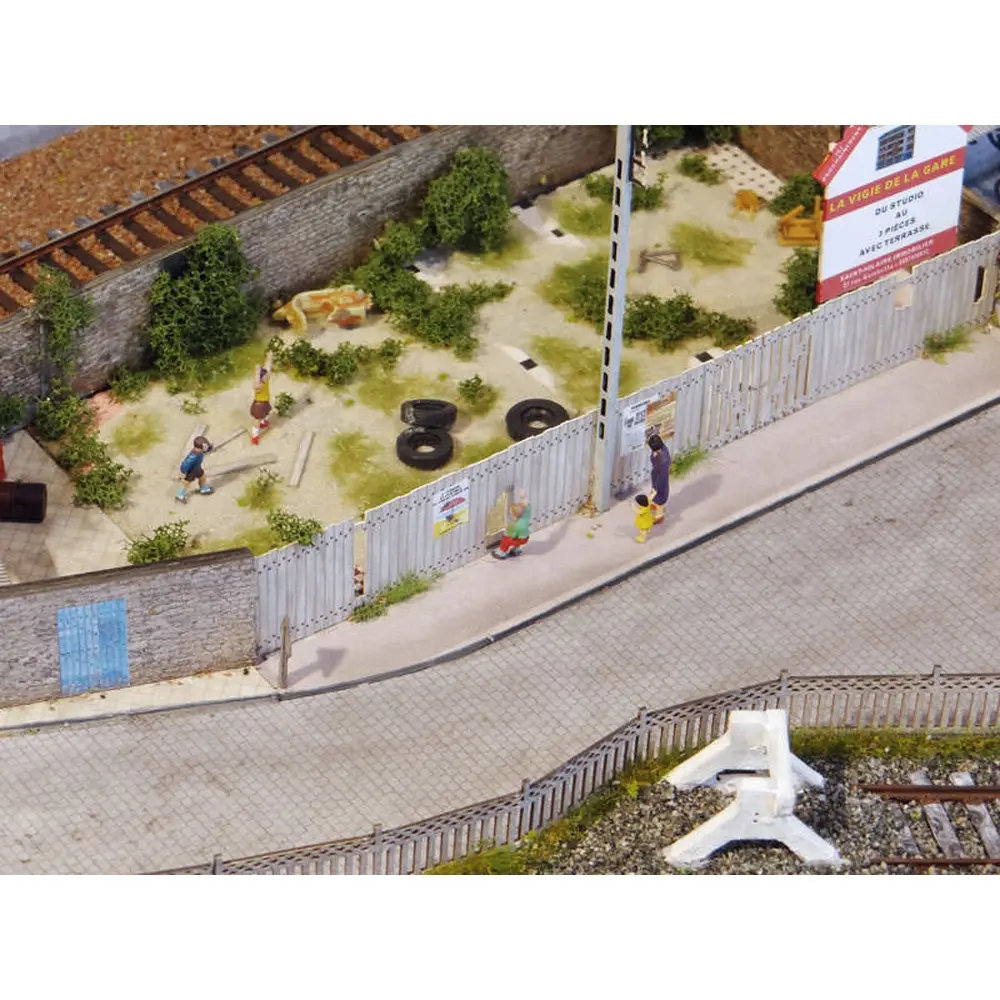 Trottoirs, bordures et plaques d’égout - Régions et Compagnies MAT009 - HO 1/87 - 3