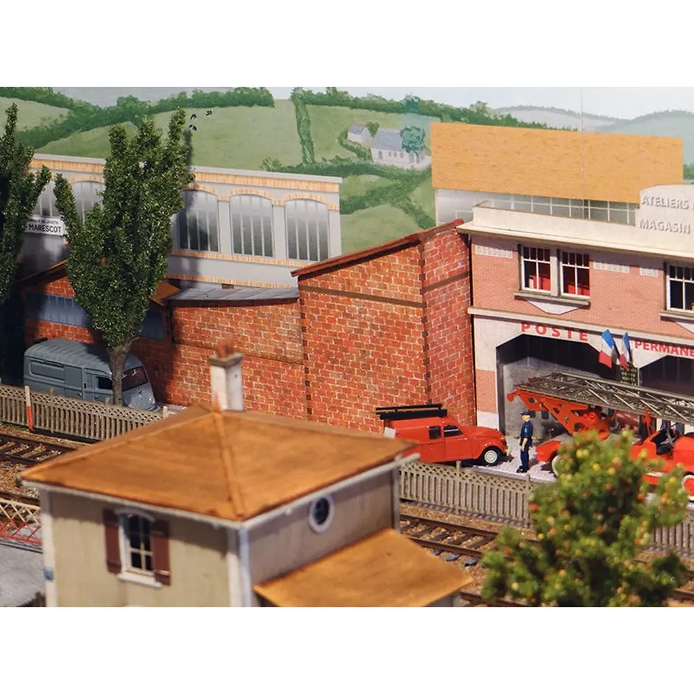 Briques creuses anciennes (appareillage simple) - Régions et Compagnies MAT044 - HO 1/87 - 3