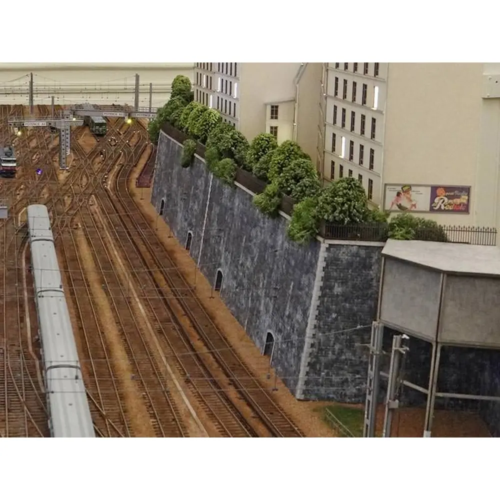 Pierres rectangulaires salies et patinées - Régions et Compagnies MAT079 - HO 1/87  - 3