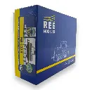 Locotracteur Moyse 32 TDE, Industriel Gris & Bande vert-Jaune - Ree Modèles MB122DS - HO 1/87 - Ex-SNCF - Ep IV-V - Digital sound - 2R - 4