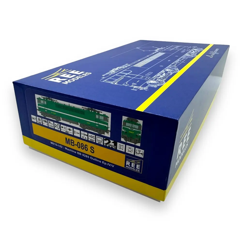 Locomotive électrique BB 9285 - REE Modèles MB086S - HO : 1/87 - SNCF - EP IV / V - 4