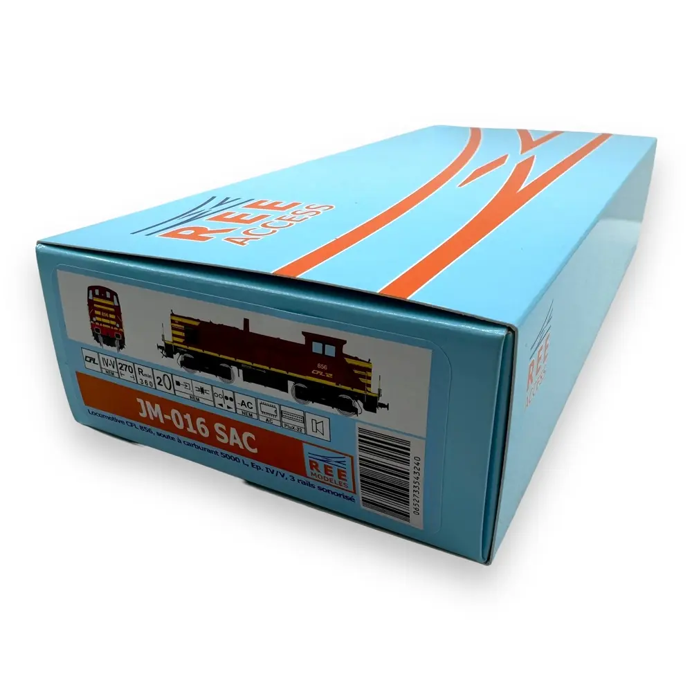 Locomotive Diesel 856 - Soute 5000L - ACC SON - REE MODELES JM016SAC - CFL - HO Ep IV-V - 4