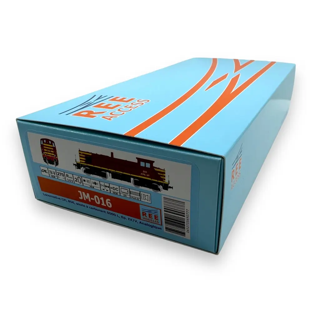 Locomotive Diesel 856 -Soute 5000L - Analogique - REE MODELES JM016 - CFL - HO Ep IV-V - 4