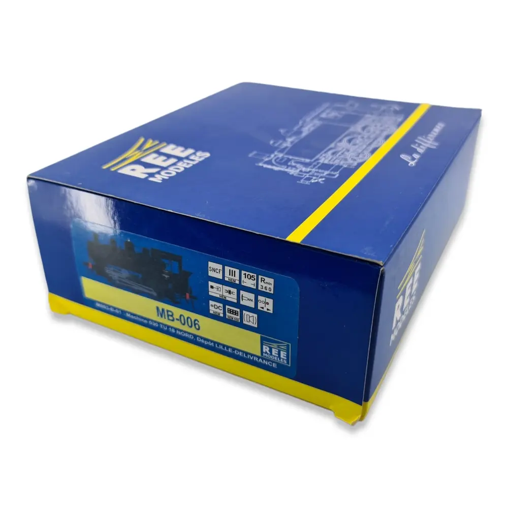 Locomotive à vapeur 030 TU REE Modèles MB006 - HO 1/87 - SNCF - EP III - 4
