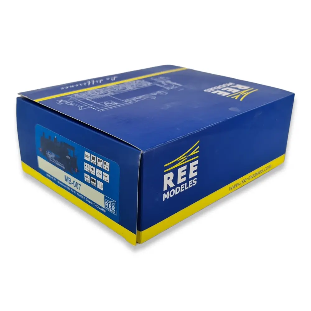 Locomotive à vapeur 030 TU REE Modèles MB007 - HO 1/87 - SNCF - EP III - 4