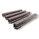 Set Rame Le Capitole 8 Matériels roulant - Ree Modèles CM016DS - HO 1/87 - SNCF - Ep IV - Digital sound - 2R - 2