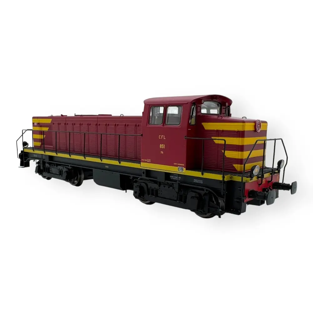 Locomotive diesel 851 - Ree Modèles JM-011 - HO 1/87 - CFL - Ep III - Analogique - 2