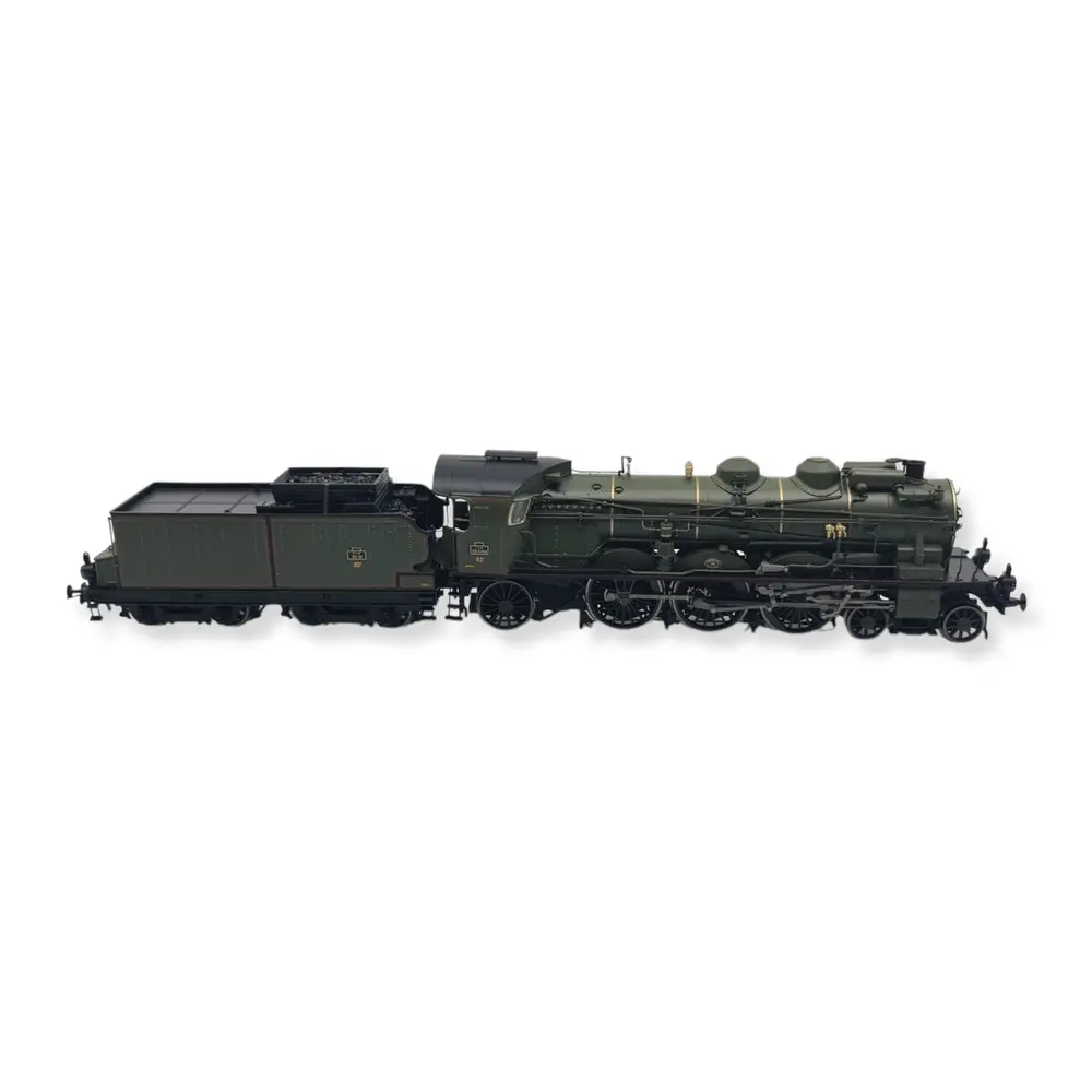 Locomotive Vapeur 231 D 154 - REE MODELES MB134 - HO 1/87 - PLM - EP II - Analogique  - 2