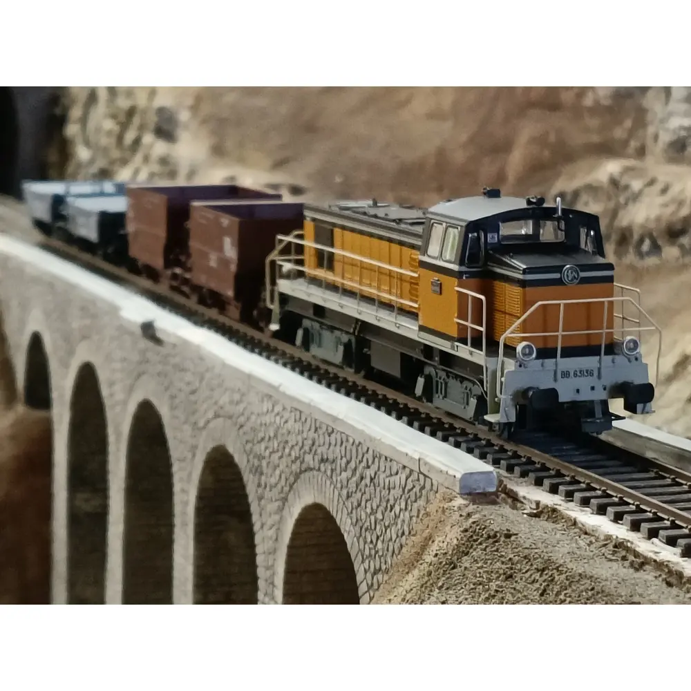 Locomotive Diesel BB63136 Dépôt de Nice - DCC SON R37 HO41036DS SNCF - HO - 6