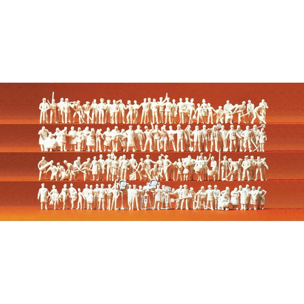 Lot de 120 Personnages Professionnel - Preiser 16326 - HO : 1/87  - 2