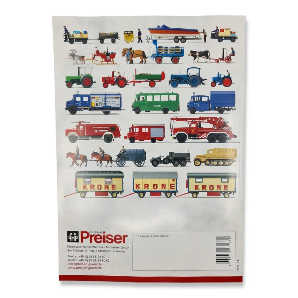 Catalogue Preiser nouveautés 2023 - PREISER 93071 - Figurines & accessoires - 337 pages - 2