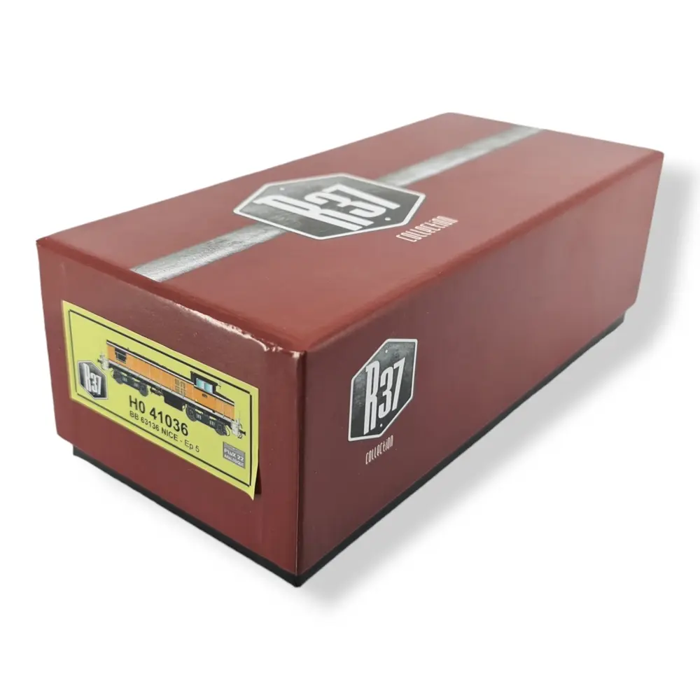 Locomotive Diesel BB63136 Dépôt de Nice - Analogique R37 HO41036 SNCF - HO - EP V - 4