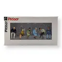 6 figurines assises Preiser 68209 - 1:50 & O 1:43 - Peintes - 3