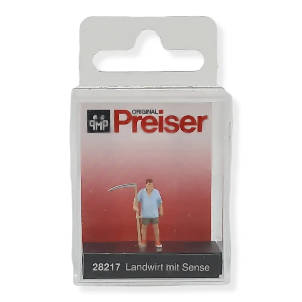 Un fermier avec sa faux PREISER 28217 - HO 1:87 - 2