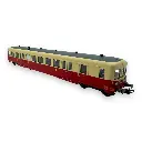 Remorque d'autorail ZS 17115 - R37 H0 41251 - HO 1/87 - SNCF - Ep III - Analogique - 2R - 2