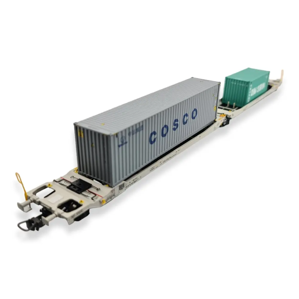 Wagon porte-conteneurs articulé - Pullman 36546 - NL / AAEC - HO 1/87 - 2