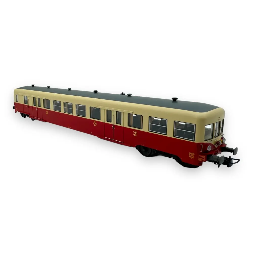Remorque d'autorail ZR 27110 - R37 H0 41253 - HO 1/87 - SNCF - Ep III - Analogique - 2R - 2