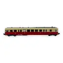 Remorque d'autorail ZR 27205 - R37 H0 41255 - HO 1/87 - SNCF - Ep III - Analogique - 2R - 3