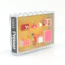 Une mère changeant son bébé dans une chambre d'enfant - PREISER 10645 - HO 1/87 - 2