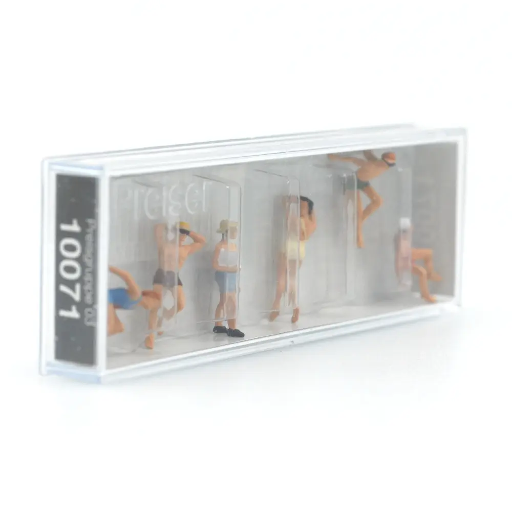 6 personnages à la plage - Preiser 10071 - HO 1/87 - 2