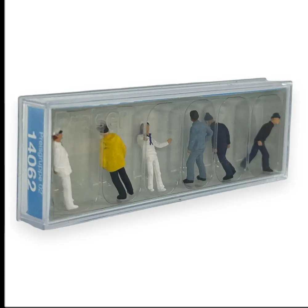 Équipage de Navire - Figurine - PREISER 14062 - Échelle HO 1/87 - 2