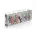 Lot de 5 personnages transportant des casiers à bouteille - PREISER 10656 - HO 1/87 - 2