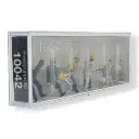 Pack de 6 Bûcherons - Figurine - PREISER 10042 - Échelle HO 1/87 - 2