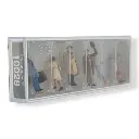 Pack de 6 Voyageurs - Scène de bienvenue - Figurine - PREISER 10028 - Échelle HO : 1/87ème - 2