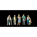 Lot de 6 passants - PREISER 10454 - HO 1/87e - 3