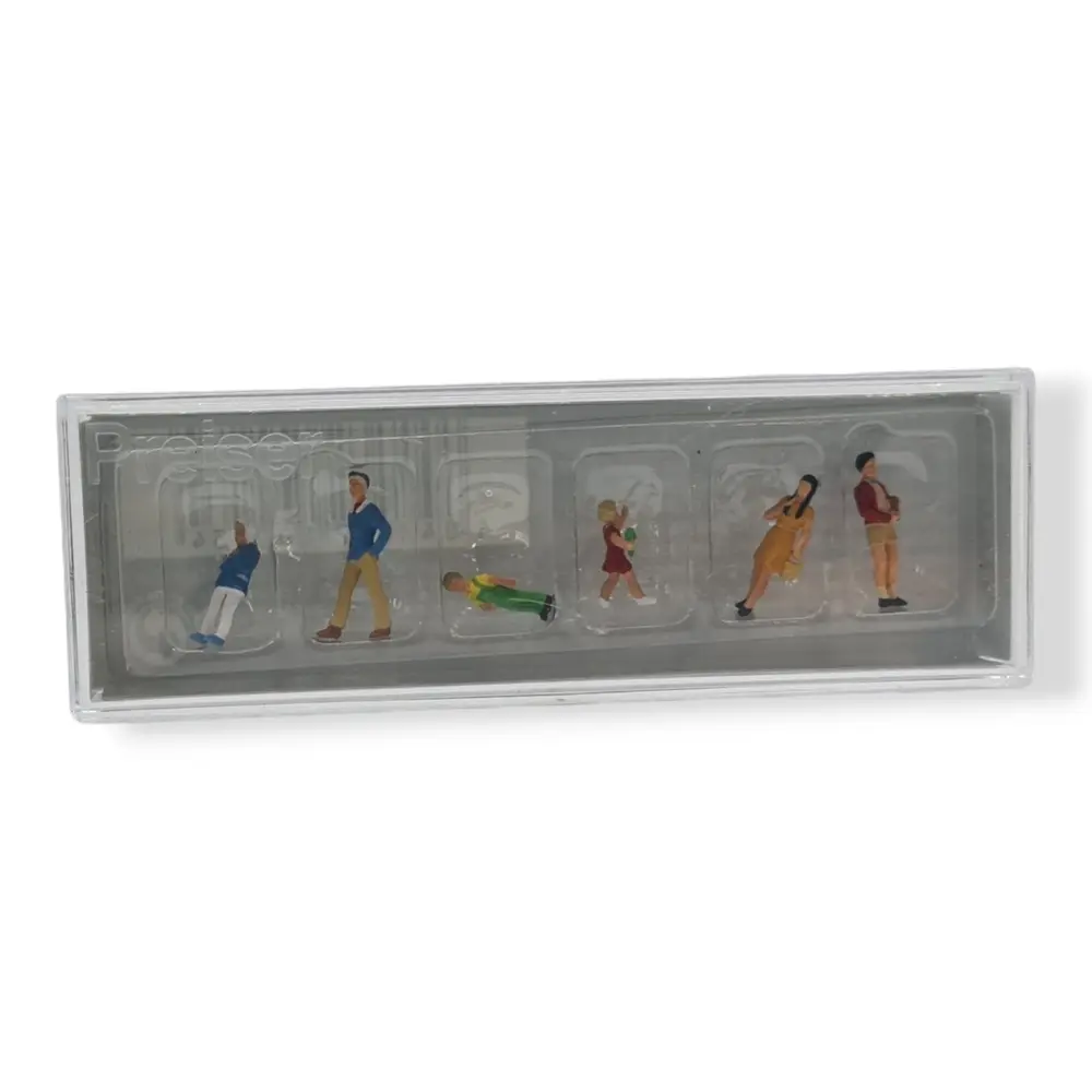 Lot de 6 Enfants - Figurine - PREISER 10023 - Échelle HO 1/87 - 3