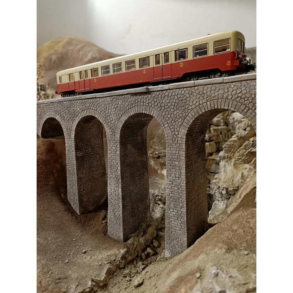 Remorque renforcée d'autorail ZR BD 27135 - R37 HO41264DCC - HO 1/87 - SNCF - IV - Digital - 5