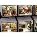 8 Petites boutiques aménagées et éclairées - Régions et Compagnies AME014 - HO 1/87  - 2