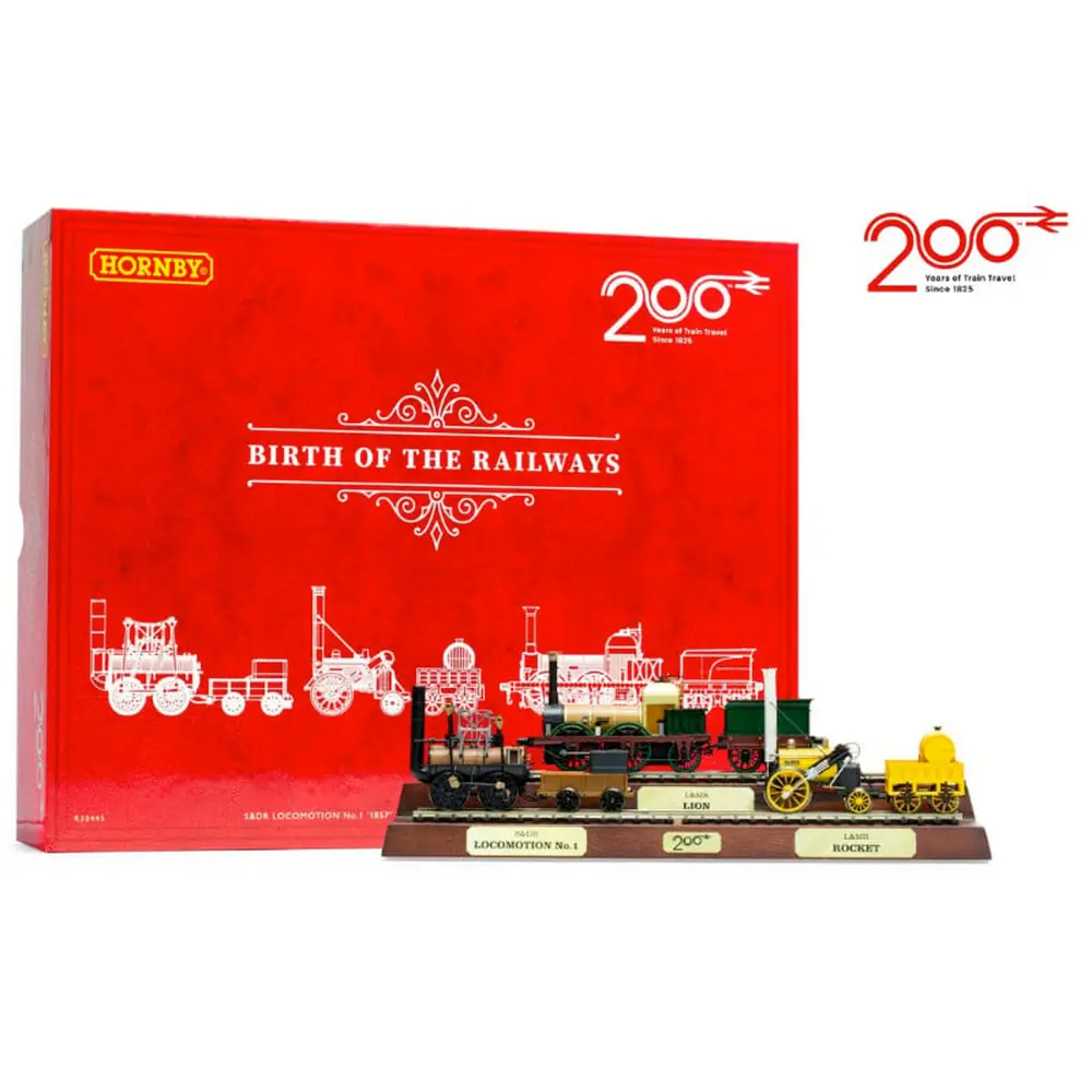 Coffret anniversaire « 200 ans de chemin de fer » - Hornby R30445 - OO 1/76 - Ep I - Analogique - 2R - 2