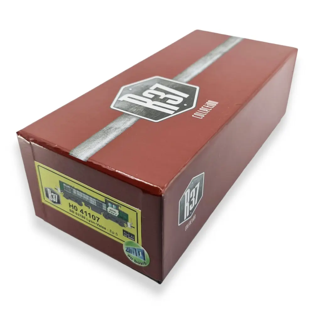 Locomotive Diesel FRET BB63789 - DCC SON - R37 HO41107DS SNCF - HO - 4