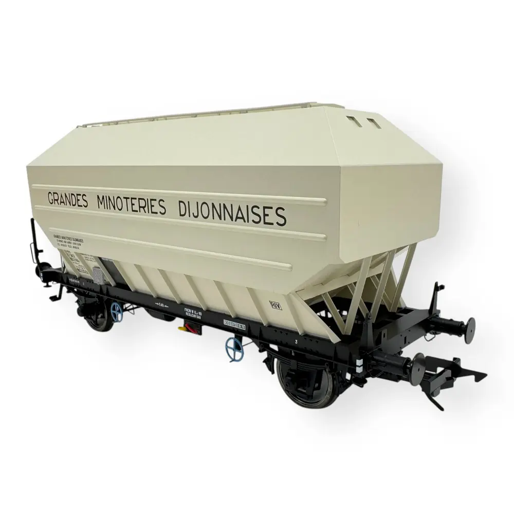 Wagon céréalier B. Richard Grandes Minoteries Dijonnaise - Rail 43 433015/4 - O 1/43 - SNCF - Ep IV - 2R - 2